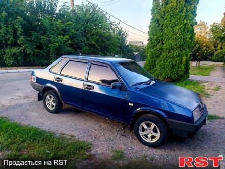 Синий ВАЗ 21099, объемом двигателя 1.5 л и пробегом 250 тыс. км за 1450 $, фото 1 на Automoto.ua