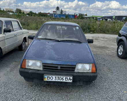 Синий ВАЗ 21099, объемом двигателя 1.5 л и пробегом 555 тыс. км за 1100 $, фото 1 на Automoto.ua