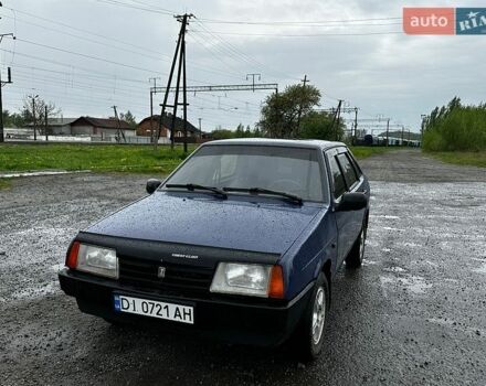 Синий ВАЗ 21099, объемом двигателя 1.5 л и пробегом 200 тыс. км за 1250 $, фото 1 на Automoto.ua