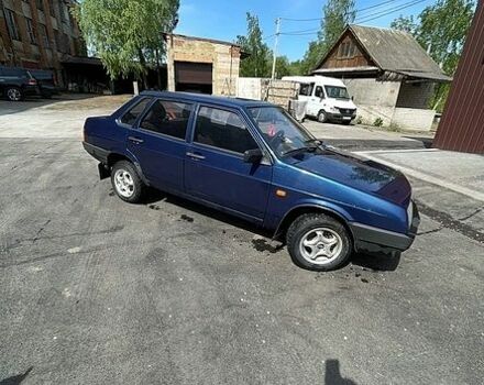 Синий ВАЗ 21099, объемом двигателя 1.5 л и пробегом 100 тыс. км за 1100 $, фото 1 на Automoto.ua