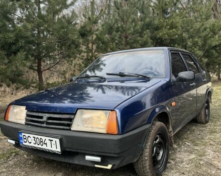Синий ВАЗ 21099, объемом двигателя 1.5 л и пробегом 337 тыс. км за 1450 $, фото 1 на Automoto.ua