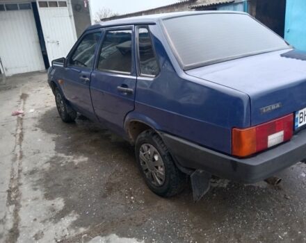 Синий ВАЗ 21099, объемом двигателя 1.5 л и пробегом 190 тыс. км за 1605 $, фото 1 на Automoto.ua
