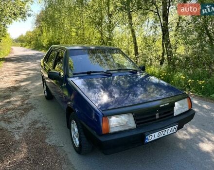 Синий ВАЗ 21099, объемом двигателя 1.6 л и пробегом 322 тыс. км за 1250 $, фото 1 на Automoto.ua