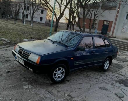 Синій ВАЗ 21099, об'ємом двигуна 1.5 л та пробігом 176 тис. км за 1200 $, фото 1 на Automoto.ua