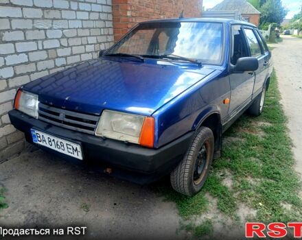 Синий ВАЗ 21099, объемом двигателя 1.5 л и пробегом 300 тыс. км за 500 $, фото 1 на Automoto.ua