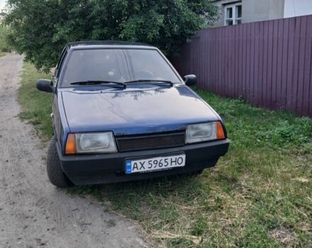 Синий ВАЗ 21099, объемом двигателя 1.5 л и пробегом 270 тыс. км за 1396 $, фото 1 на Automoto.ua