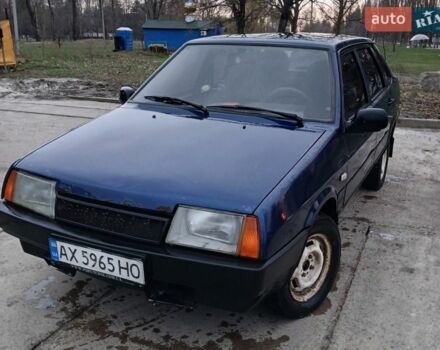 Синий ВАЗ 21099, объемом двигателя 1.5 л и пробегом 270 тыс. км за 1600 $, фото 1 на Automoto.ua
