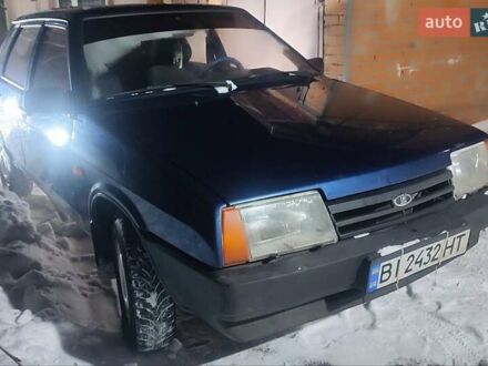 Синий ВАЗ 21099, объемом двигателя 1.5 л и пробегом 100 тыс. км за 1399 $, фото 1 на Automoto.ua