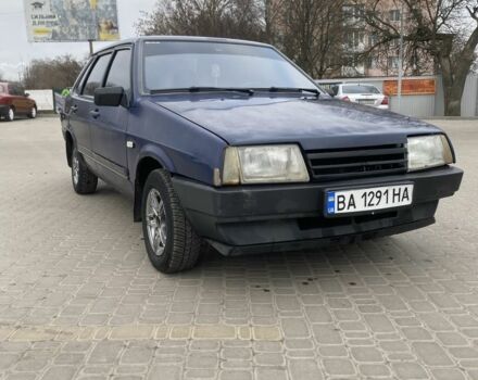 Синий ВАЗ 21099, объемом двигателя 1.5 л и пробегом 85 тыс. км за 1300 $, фото 1 на Automoto.ua
