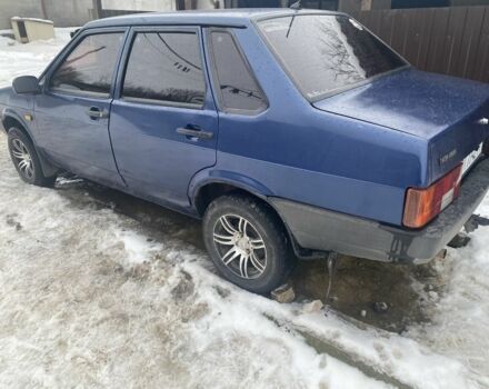 Синий ВАЗ 21099, объемом двигателя 1.5 л и пробегом 190 тыс. км за 1700 $, фото 1 на Automoto.ua