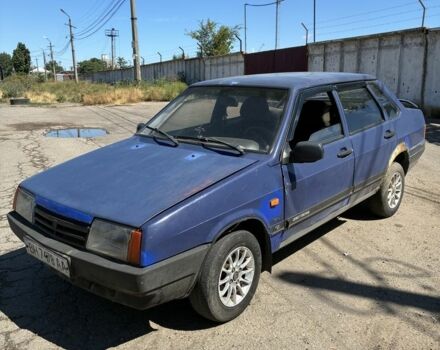 Синий ВАЗ 21099, объемом двигателя 1.5 л и пробегом 42 тыс. км за 700 $, фото 1 на Automoto.ua