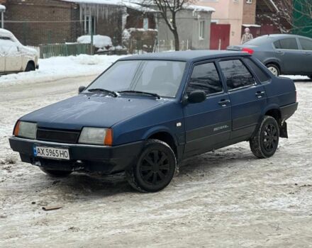 Синий ВАЗ 21099, объемом двигателя 1.5 л и пробегом 180 тыс. км за 1400 $, фото 1 на Automoto.ua