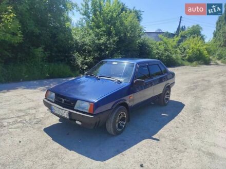 Синий ВАЗ 21099, объемом двигателя 1.5 л и пробегом 108 тыс. км за 2500 $, фото 1 на Automoto.ua