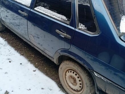 Синий ВАЗ 21099, объемом двигателя 1.5 л и пробегом 2 тыс. км за 450 $, фото 1 на Automoto.ua