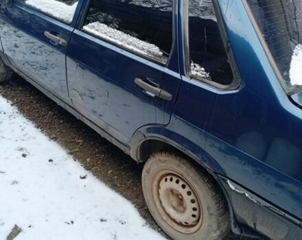 Синий ВАЗ 21099, объемом двигателя 1.5 л и пробегом 2 тыс. км за 450 $, фото 1 на Automoto.ua