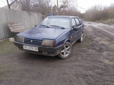 Синий ВАЗ 21099, объемом двигателя 1.5 л и пробегом 2 тыс. км за 1200 $, фото 1 на Automoto.ua