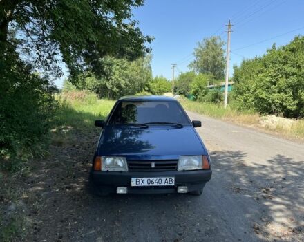 Синий ВАЗ 21099, объемом двигателя 1.5 л и пробегом 250 тыс. км за 1350 $, фото 1 на Automoto.ua