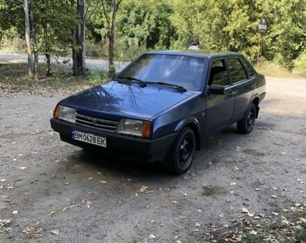 Синій ВАЗ 21099, об'ємом двигуна 1.5 л та пробігом 111 тис. км за 1100 $, фото 1 на Automoto.ua