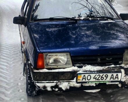 Синий ВАЗ 21099, объемом двигателя 1.5 л и пробегом 130 тыс. км за 900 $, фото 1 на Automoto.ua