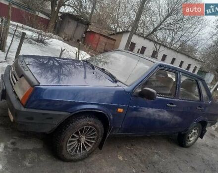 Синій ВАЗ 21099, об'ємом двигуна 1.5 л та пробігом 300 тис. км за 1500 $, фото 1 на Automoto.ua