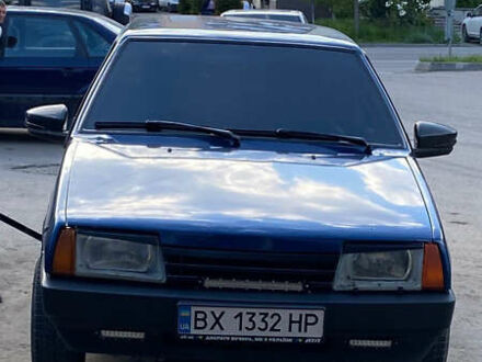 Синий ВАЗ 21099, объемом двигателя 1.5 л и пробегом 117 тыс. км за 1600 $, фото 1 на Automoto.ua