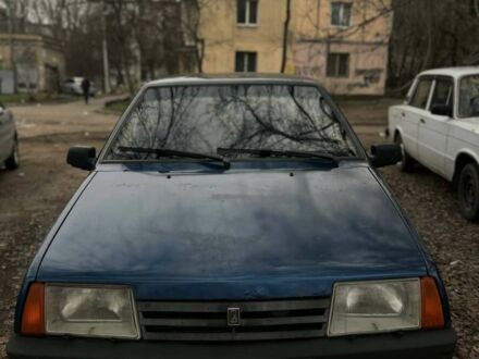 Синий ВАЗ 21099, объемом двигателя 1.5 л и пробегом 200 тыс. км за 953 $, фото 1 на Automoto.ua