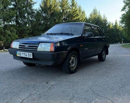 Синий ВАЗ 21099, объемом двигателя 1.5 л и пробегом 100 тыс. км за 1549 $, фото 1 на Automoto.ua