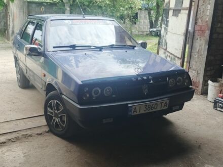Синий ВАЗ 21099, объемом двигателя 1.5 л и пробегом 100 тыс. км за 1350 $, фото 1 на Automoto.ua