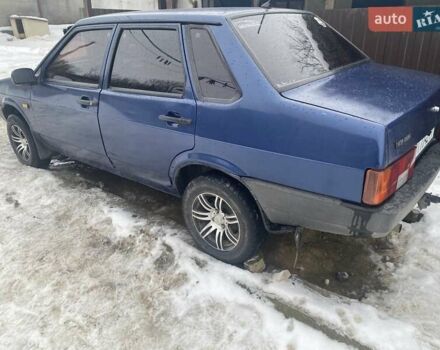 Синий ВАЗ 21099, объемом двигателя 1.5 л и пробегом 190 тыс. км за 1700 $, фото 1 на Automoto.ua