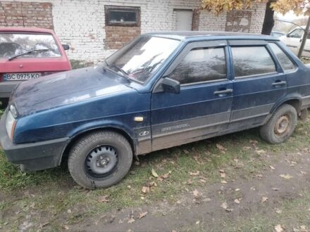 Синій ВАЗ 21099, об'ємом двигуна 0 л та пробігом 400 тис. км за 300 $, фото 1 на Automoto.ua