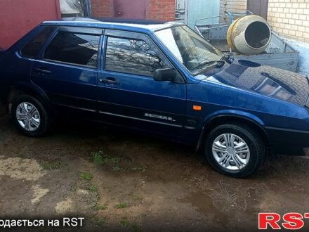 Синий ВАЗ 21099, объемом двигателя 1.5 л и пробегом 205 тыс. км за 2100 $, фото 1 на Automoto.ua