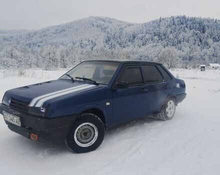 Синий ВАЗ 21099, объемом двигателя 1.5 л и пробегом 221 тыс. км за 1069 $, фото 1 на Automoto.ua