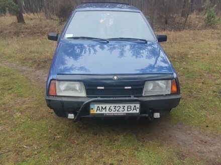 Синий ВАЗ 21099, объемом двигателя 1.5 л и пробегом 244 тыс. км за 1400 $, фото 1 на Automoto.ua