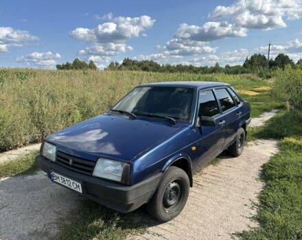 Синий ВАЗ 21099, объемом двигателя 1.5 л и пробегом 150 тыс. км за 1250 $, фото 1 на Automoto.ua