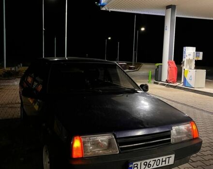 Синий ВАЗ 21099, объемом двигателя 1.5 л и пробегом 446 тыс. км за 1250 $, фото 1 на Automoto.ua