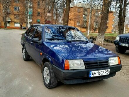ВАЗ 21099 2005 в Краматорске на Automoto.ua Синий ВАЗ 21099, объемом двигателя 1.5 л и пробегом 0 тыс. км за 1350 $, фото 1 на Automoto.ua
