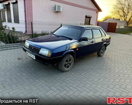Синий ВАЗ 21099, объемом двигателя 1.5 л и пробегом 213 тыс. км за 1350 $, фото 1 на Automoto.ua