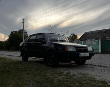 Синий ВАЗ 21099, объемом двигателя 0 л и пробегом 250 тыс. км за 450 $, фото 1 на Automoto.ua