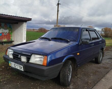 Синій ВАЗ 21099, об'ємом двигуна 1.5 л та пробігом 250 тис. км за 1650 $, фото 1 на Automoto.ua