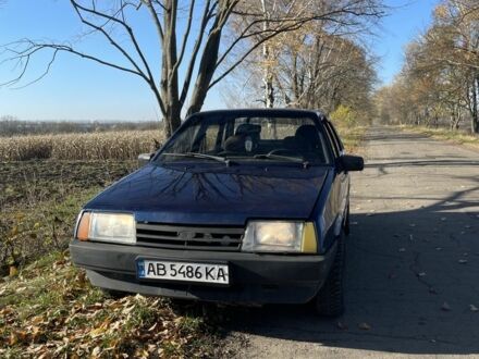 Синий ВАЗ 21099, объемом двигателя 1.5 л и пробегом 242 тыс. км за 1450 $, фото 1 на Automoto.ua