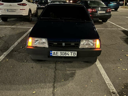 Синий ВАЗ 21099, объемом двигателя 1.6 л и пробегом 220 тыс. км за 1900 $, фото 1 на Automoto.ua