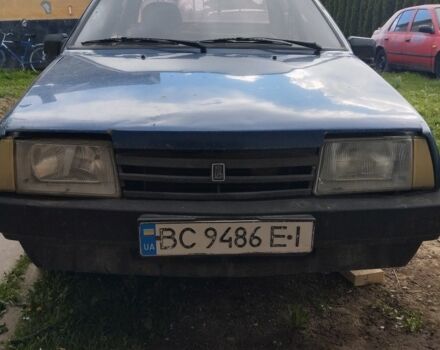 Синий ВАЗ 21099, объемом двигателя 0 л и пробегом 200 тыс. км за 250 $, фото 1 на Automoto.ua
