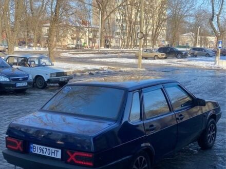 Синій ВАЗ 21099, об'ємом двигуна 1.5 л та пробігом 80 тис. км за 952 $, фото 1 на Automoto.ua