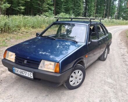 Синий ВАЗ 21099, объемом двигателя 1.5 л и пробегом 101 тыс. км за 1699 $, фото 1 на Automoto.ua