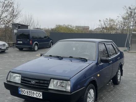Синий ВАЗ 21099, объемом двигателя 1.5 л и пробегом 138 тыс. км за 1250 $, фото 1 на Automoto.ua