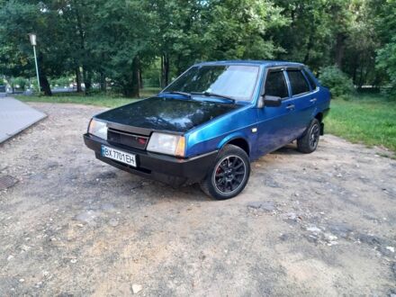 Синій ВАЗ 21099, об'ємом двигуна 1.5 л та пробігом 312 тис. км за 1106 $, фото 1 на Automoto.ua