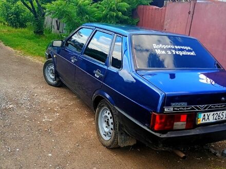 Синій ВАЗ 21099, об'ємом двигуна 1.5 л та пробігом 100 тис. км за 1500 $, фото 1 на Automoto.ua