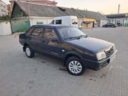 Синий ВАЗ 21099, объемом двигателя 1.5 л и пробегом 140 тыс. км за 1500 $, фото 1 на Automoto.ua
