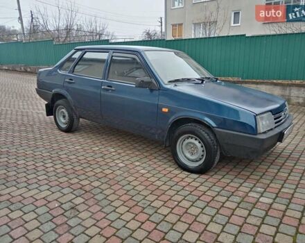 Синий ВАЗ 21099, объемом двигателя 1.5 л и пробегом 110 тыс. км за 1400 $, фото 1 на Automoto.ua
