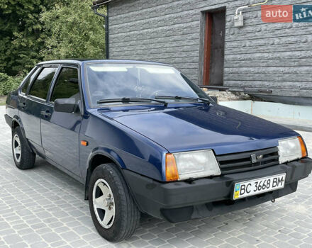 Синій ВАЗ 21099, об'ємом двигуна 1.5 л та пробігом 167 тис. км за 1100 $, фото 1 на Automoto.ua